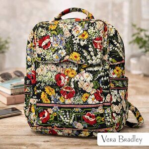 Vera Bradley Poppy Fields Floral Backpack – Retired Pattern (2010)